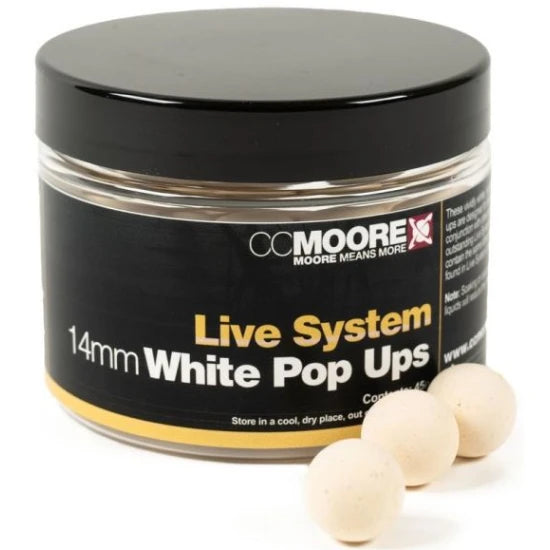 Pop Up Cc Moore Live System White, 14mm, 45buc/cutie
