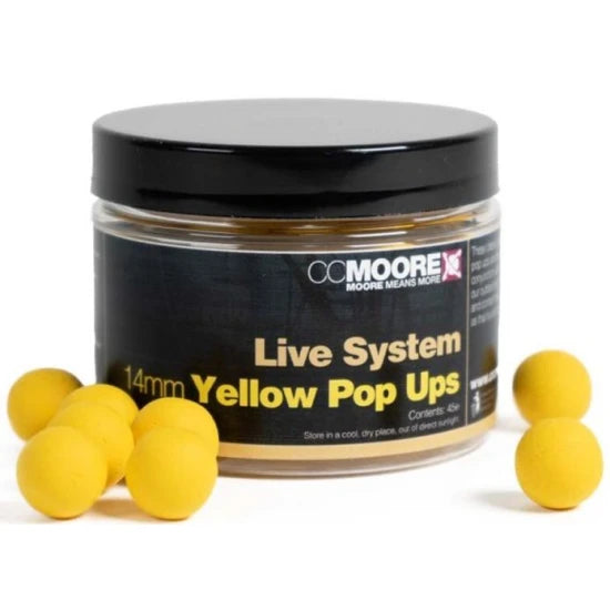 Pop Up Cc Moore Live System Yellow, 12mm, 55buc/cutie