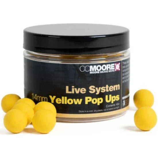 Pop Up Cc Moore Live System Yellow, 14mm, 45buc/cutie