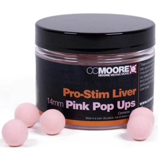 Pop Up Cc Moore Pro-stim, Liver, Pink, 14mm, 45buc/cutie
