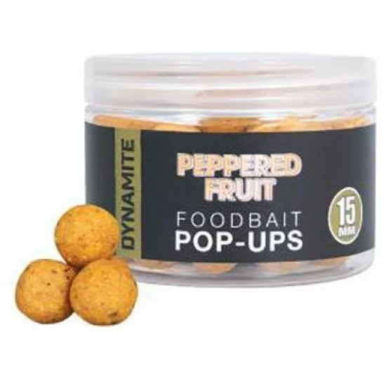 Pop Up Dynamite Baits Peppered Fruit Food Bait, 15mm