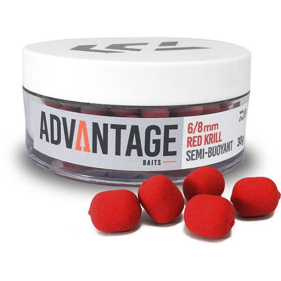 Pop Up Daiwa Advantage Hookbaits Red 6-8mm 30g