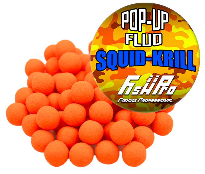 Pop-Up Fhp 12Mm Orange Squid-Krill 40G