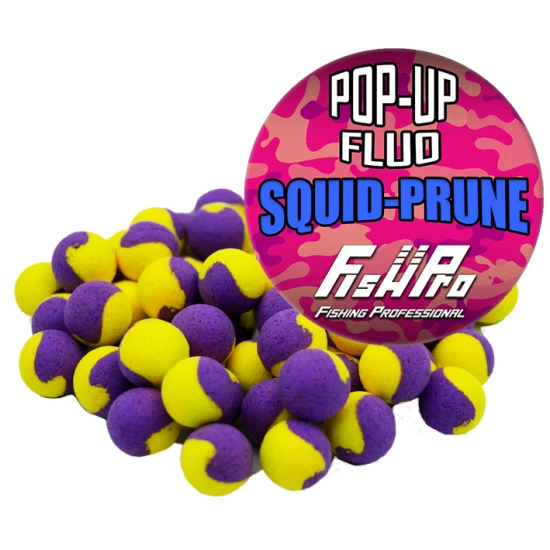 Pop-up Fhp 12mm Yellow/ Purple Squid-prune 40g
