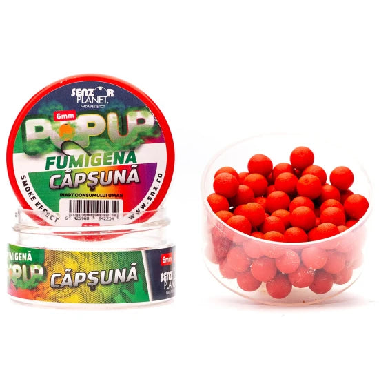 Pop Up Fumigena Senzor Planet, Capsuna, 6mm, 15g