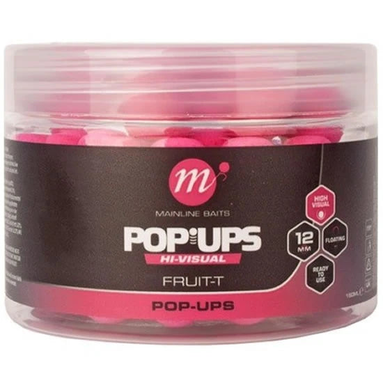 Pop Up Mainline Hi-visual Baits, Purple Fruit, 12mm, 250ml