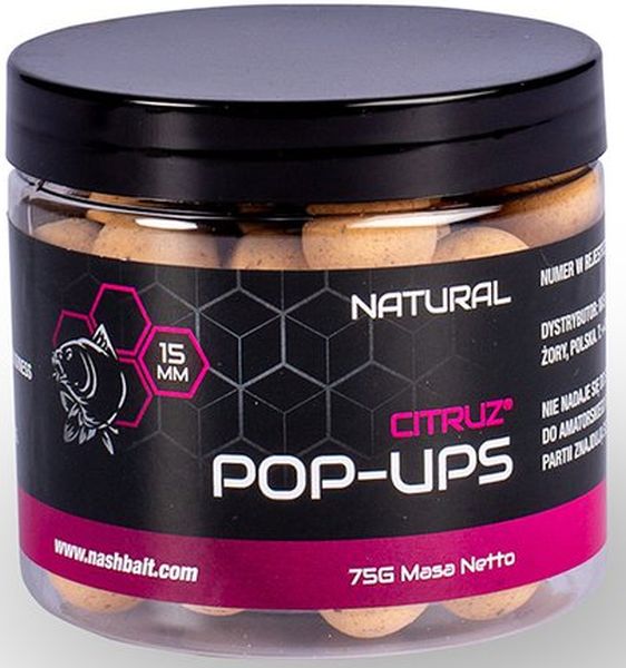 Pop Up Nash Citruz New, Natural, 12mm, 75g
