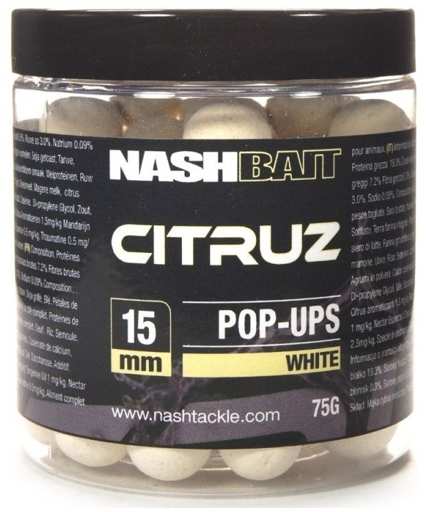 Pop Up Nash Citruz, White, 18mm, 75g
