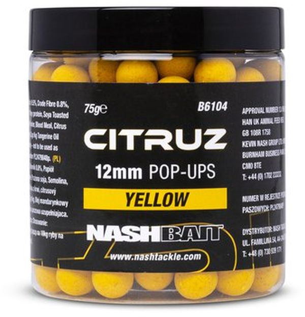 Pop Up Nash Citruz, Yellow, 15mm, 75g