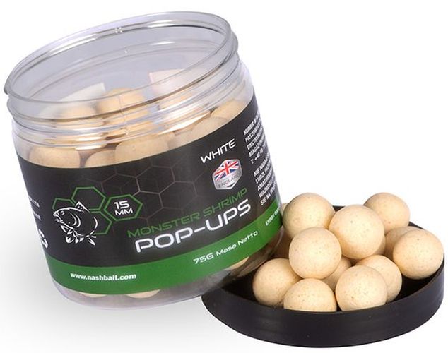 Pop Up Nash Monster Shrimp New, White, 20mm, 75g