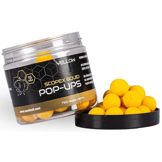 Pop Up Nash Scopex Squid 2024, Yellow, 12mm, 75g