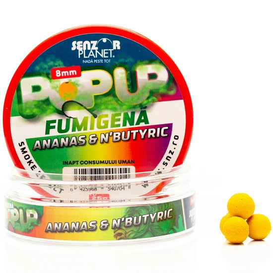 Pop Up Senzor Fumigena, Ananas N'butyric, 8mm, 25g