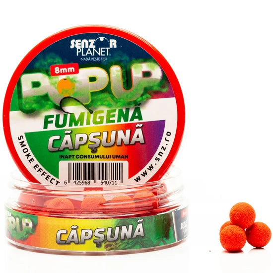 Pop Up Senzor Fumigena, Capsuna, 8mm, 25g