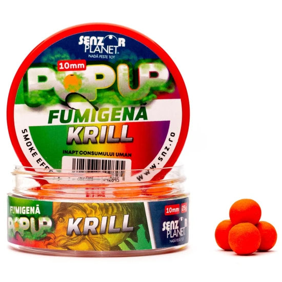 Pop Up Senzor Fumigena, Krill, 10mm, 25g