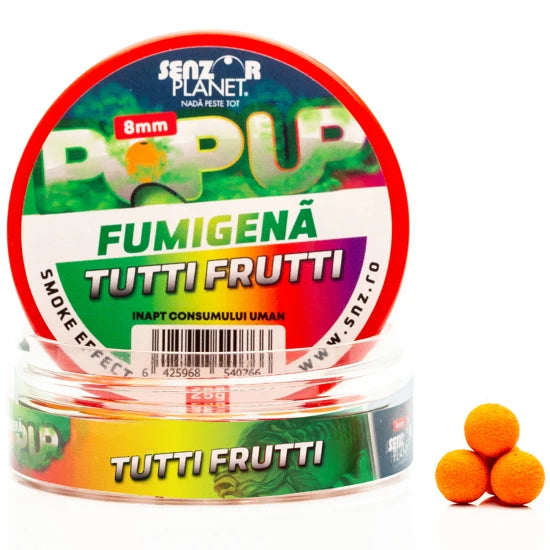 Pop Up Senzor Fumigena, Tutti Frutti, 8mm, 25g