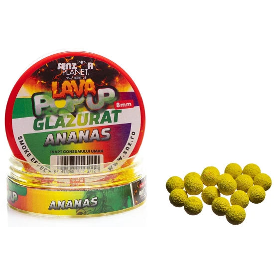 Pop Up Senzor Lava Glazurat, Ananas, 8mm, 30g