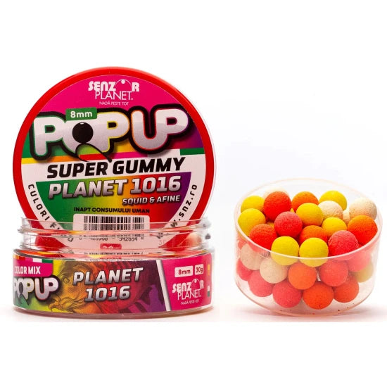 Pop Up Senzor Super Gummy, Planet 1016, 8mm, 30g