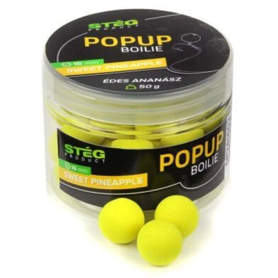 Pop Up Steg Boilie, Ananas Dulce, 16mm, 50g
