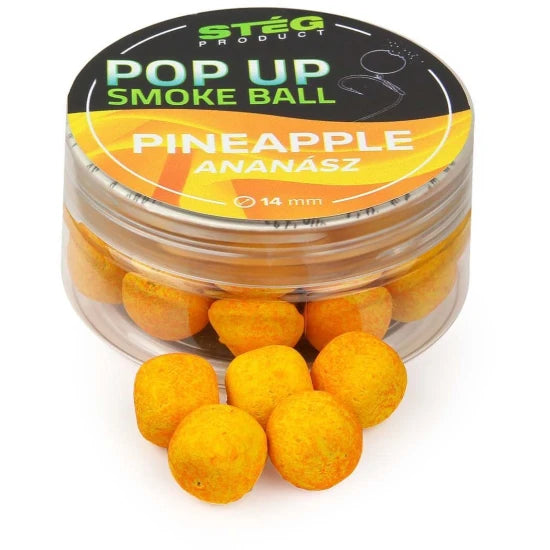 Pop Up Steg Smoke Ball, Ananas, 14mm, 25g