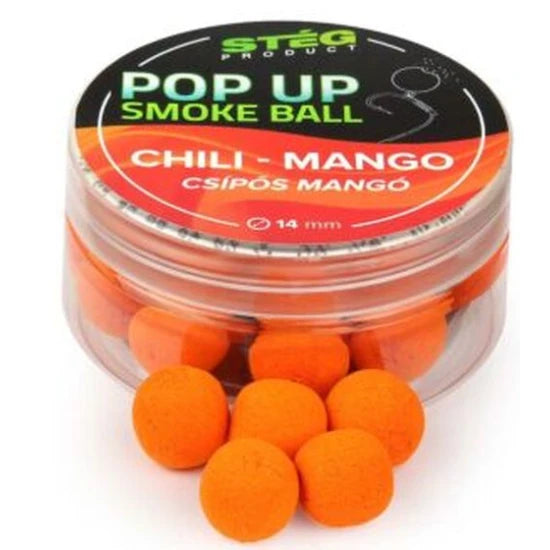 Pop Up Steg Smoke Ball, Chili Mango, 14mm, 25g
