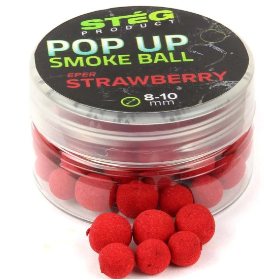 Pop Up Steg Solubil Smoke Ball, Capsuna, 8-10mm, 10g
