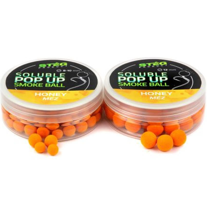 Pop Up Steg Solubil Smoke Ball, Miere, 12mm, 25g