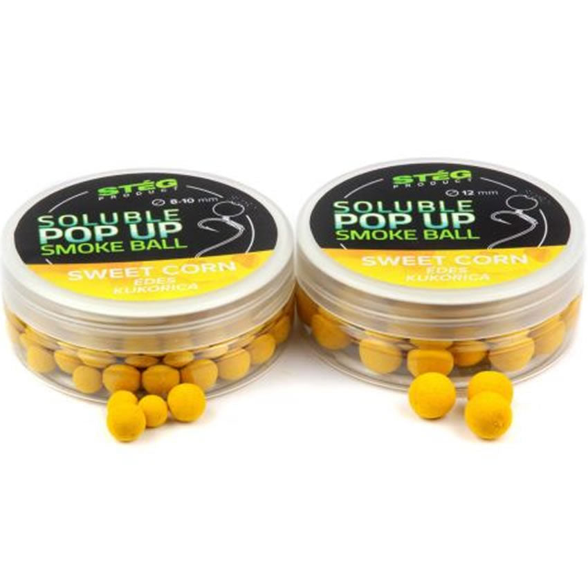 Pop Up Steg Solubil Smoke Ball, Porumb Dulce, 12mm, 25g