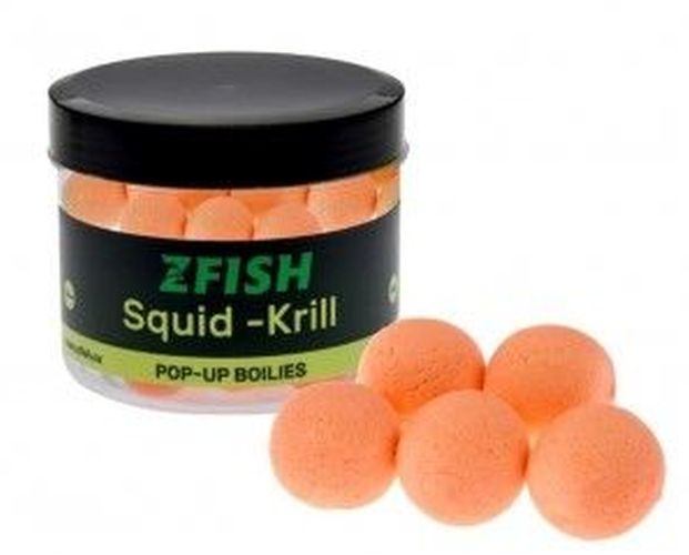 Pop Up Zfish Floating Boilies, Squid &amp; Krill, 16mm, 50g