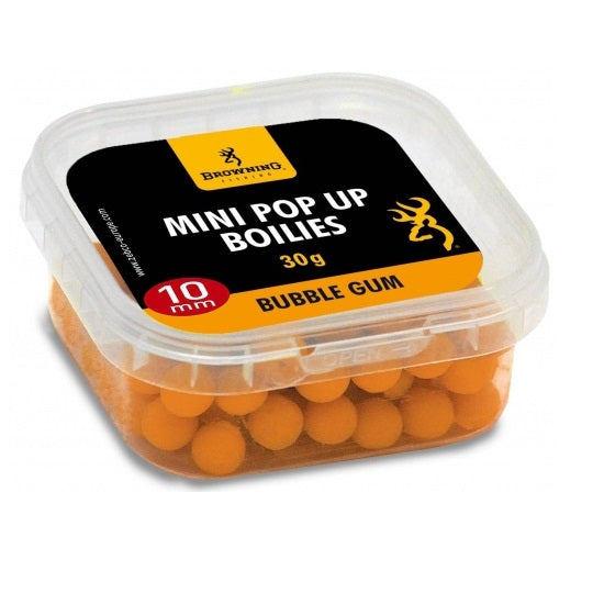 Pop-up Browning Mini Pop-up Boilie pre-drilled orange Bubble Gum 10mm