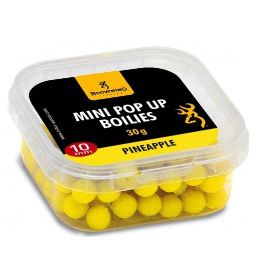 Pop-up Browning Mini Pop-up Boilie pre-drilled yellow Pineapple 10mm
