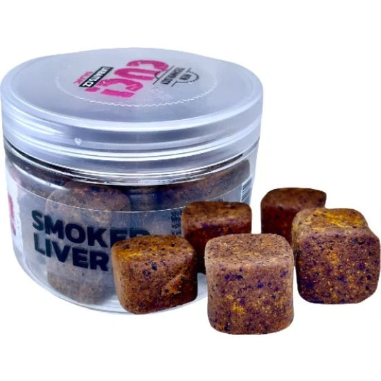Pop-up Lk Baits Cuc Patratica, Ficat Afumat, 17mm, 150ml