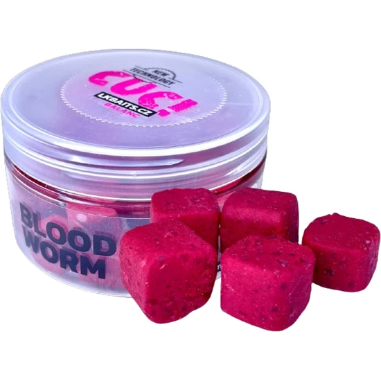 Pop-up Lk Baits Cuc! Patratica Fluoro, Bloodworm, 10mm, 100ml
