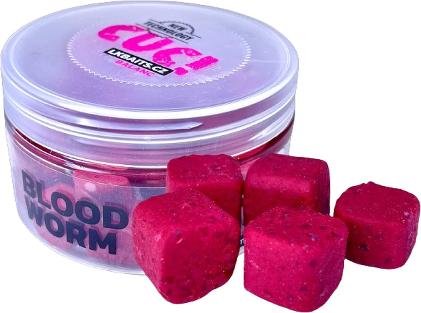 Pop-up LK BAITS CUC! Patratica Fluoro, Bloodworm, 10mm, 100ml