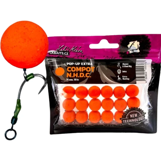 Pop-up Lk Baits Extra Ananas, Galben, 14mm, 18buc/pac
