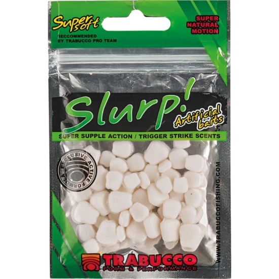 Porumb Artificial Trabucco Slurp Bait Corn, White, 50buc/plic