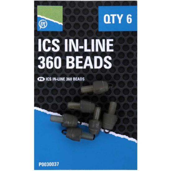 Preston Ics In-line 360 Beads, 6buc/plic