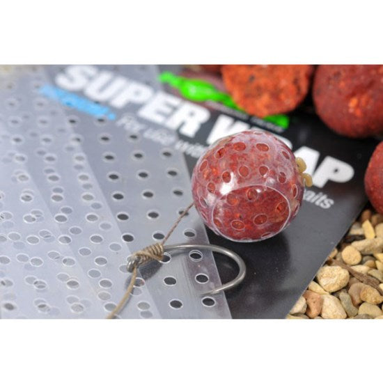 Protectie Boilies Anti Raci KORDA Bait Wrap, Transparent, 22mm