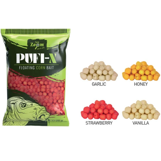 Pufuleti Carp Zoom Pufi-x Floating Corn Bait Mini, Cream, Vanilla, 25g