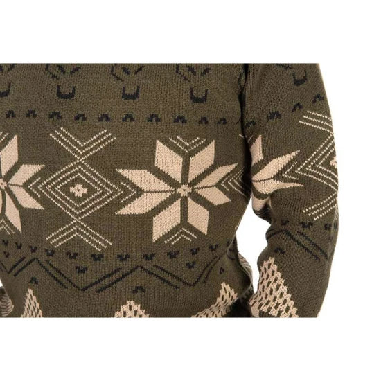 Pulover Fox Festive Jumper, Marime 4xl