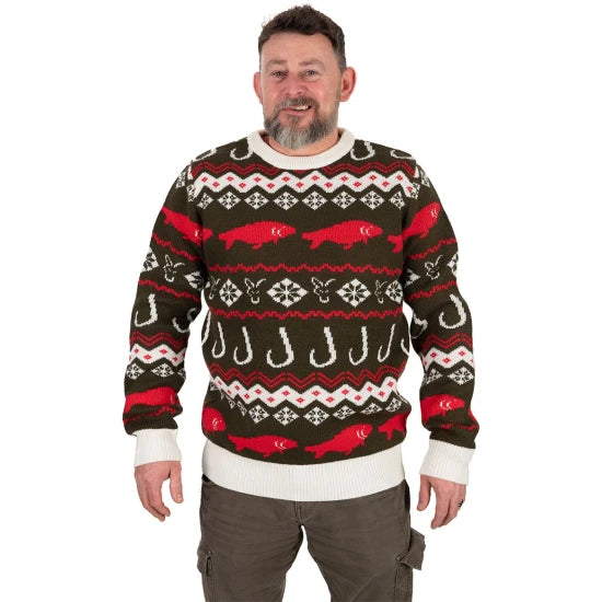 Pulover Fox Xmas Jumper, Masura L