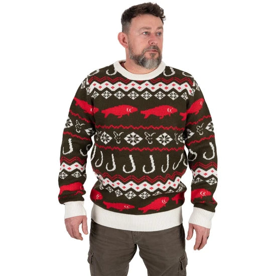 Pulover Fox Xmas Jumper, Masura S