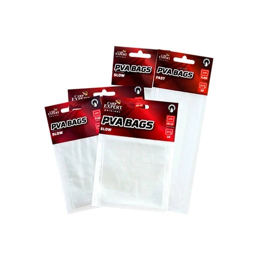 Pungi Pva Carp Expert Slow Release 10buc/plic 70x120mm
