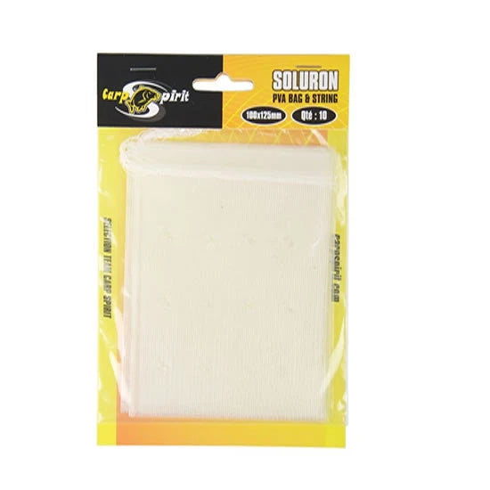 Pungi Pva Carp Spirit Soluron 10 Buc Plic 100x125mm