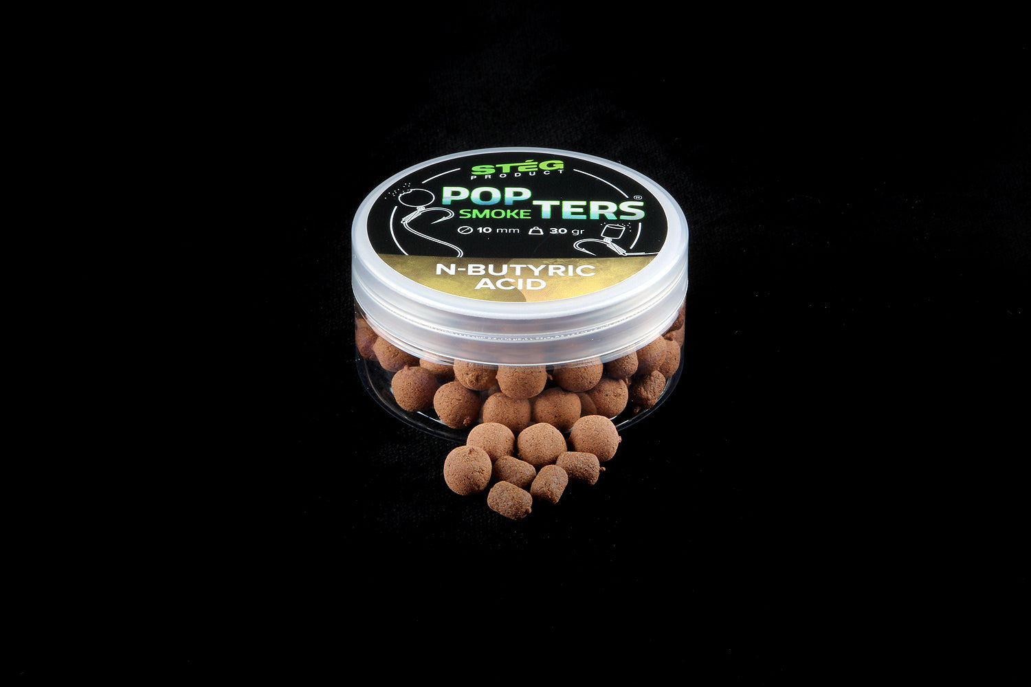 Pup-up Steg Popters Smoke Ball 10mm 30g N-Butyric Acid