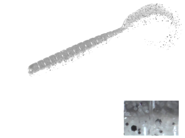 RAZOR GRUB COLMIC 4.5&quot; 11.4cm SMOKE SHAD
