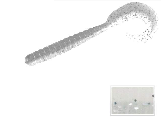 RAZOR GRUB COLMIC 4.5&quot; 11.4cm WHITE SILVER