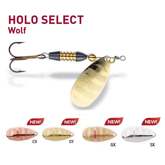 ROTATIVA JAXON HOLO SELECT WOLF 4SX 15GR