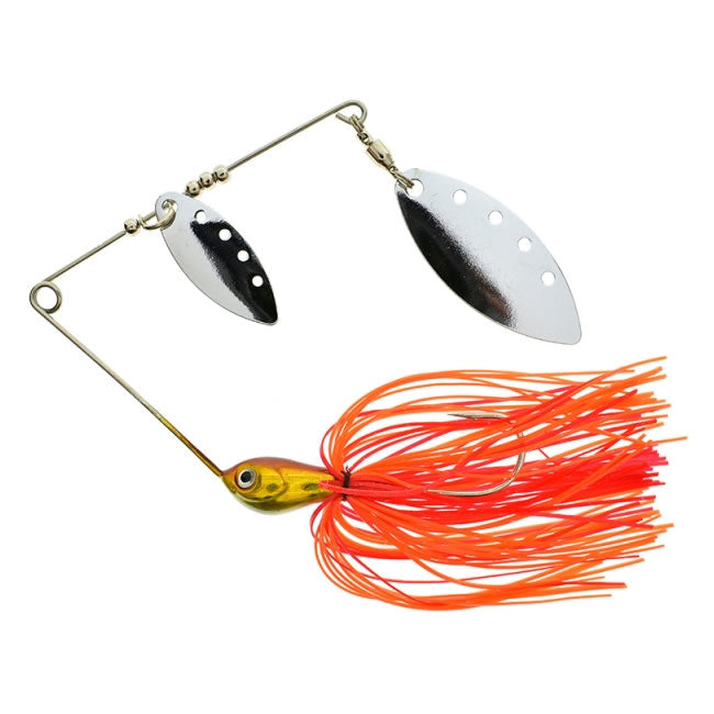 RTB Dual Blade Spinnerbait 16g Orange Glitter