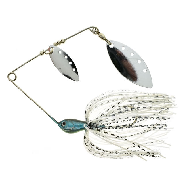 RTB Dual Blade Spinnerbait 16g Silver Black Glitter