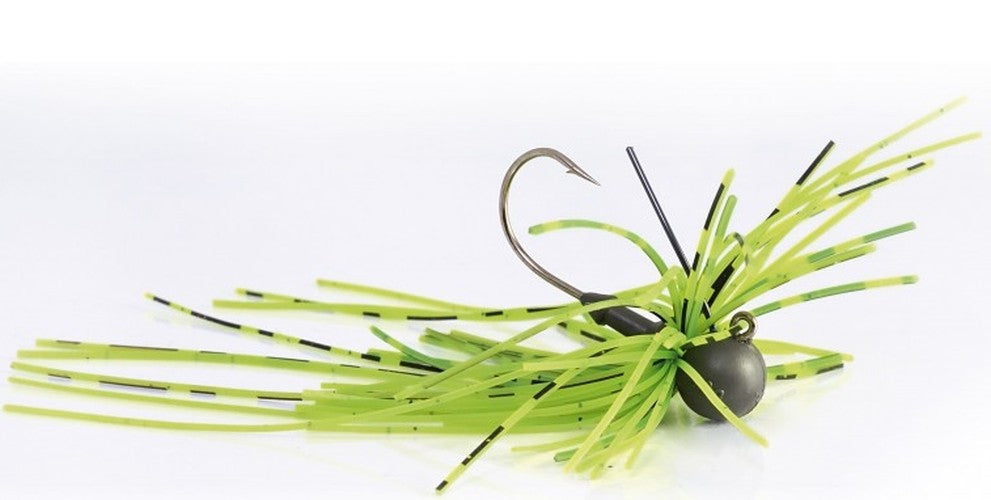 Rapture Tungsten Finesse Rub Jig 1.7g Chartreuse Pepper